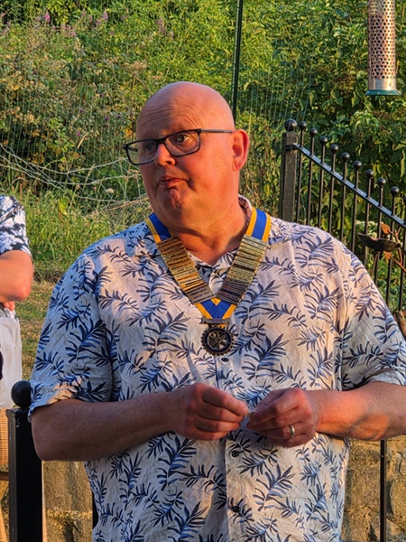 New President for Colwall Rotary